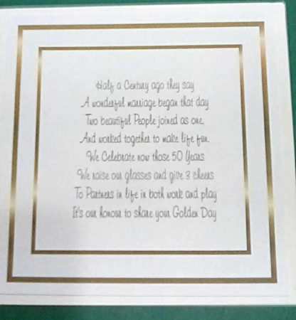 generic golden wedding insert 2 by Benita Jenkinson
