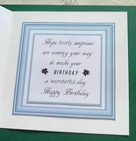 Presents & Balloons No 2 Birthday 7 x 7 Card by Benita Jenkinson
