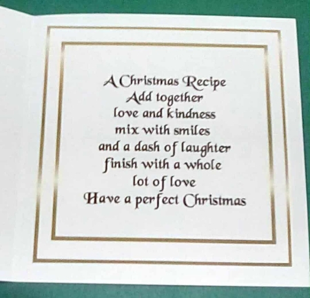 generic card verses 2 sizes  by Benita Jenkinson