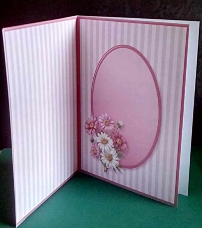 Michaelmas Daisies - Squares Card Mini Kit by Benita Jenkinson