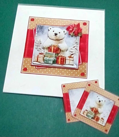 Christmas Bear 5  by Benita Jenkinson