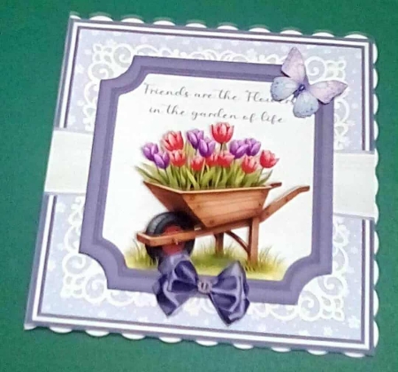 6X6 TULIP GREETINGS by Benita Jenkinson