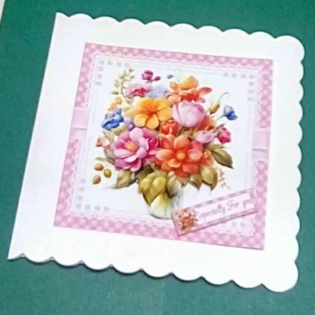7x7 Beautiful flowers choice of four mini kit by Benita Jenkinson