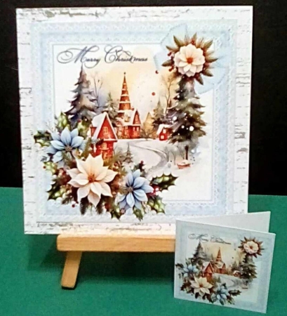 7x7 Just a Christmas scene choice of four mini kit by Benita Jenkinson