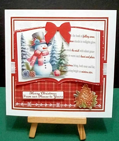 THE CHRISTMAS SNOWMAN 6x6 by Benita Jenkinson