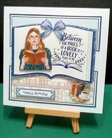 THE BOOK LOVER 6x6 by Benita Jenkinson