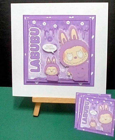 Purple Labubu Mini Kit by Benita Jenkinson