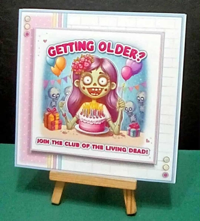Dead Funny Birthday Card by Benita Jenkinson
