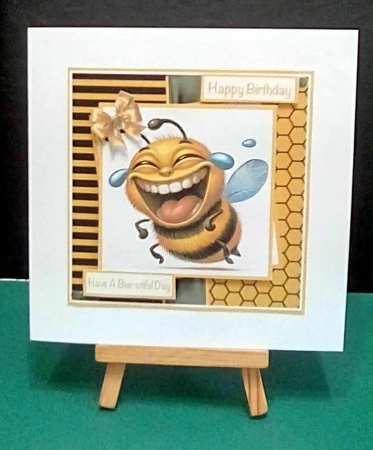 Happy Birthday Bee Mini Kit 7x7 by Benita Jenkinson