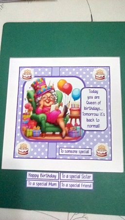 Birthday  queen for today by Benita Jenkinson
