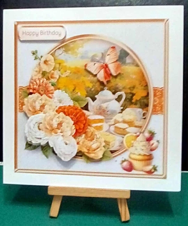 Afternoon Tea - Decoupage Card Mini Kit by Benita Jenkinson