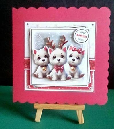 Christmas Westies Mini Kit by Benita Jenkinson