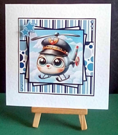 My Little Helipcopter Mini Kit 7x7 by Benita Jenkinson