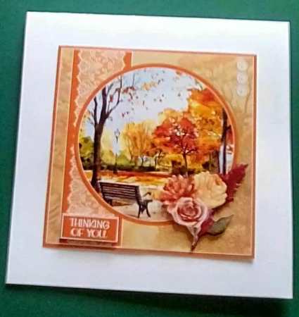 Autumn Scene With Flowers1 by Benita Jenkinson