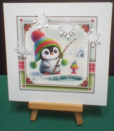 Fishing Penguin Mini Kit by Benita Jenkinson