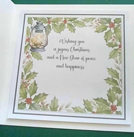 Traditional Christmas inserts 7x7 by Benita Jenkinson