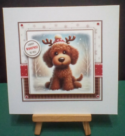 Happy Woofmas Labradoodle Mini Kit by Benita Jenkinson
