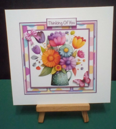 Vase Full Of Flowers Mini Kit 7x7 by Benita Jenkinson