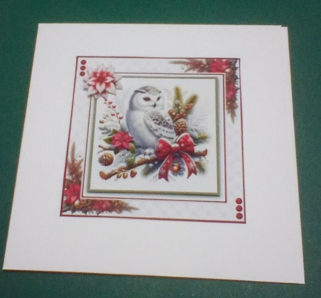 Snowy Owls at Christmas by Benita Jenkinson