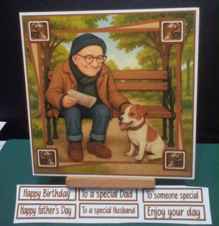 One man and his dog by Benita Jenkinson