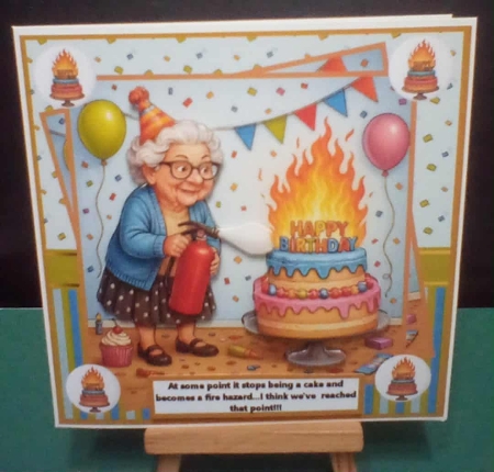 Cake or fire hazard by Benita Jenkinson