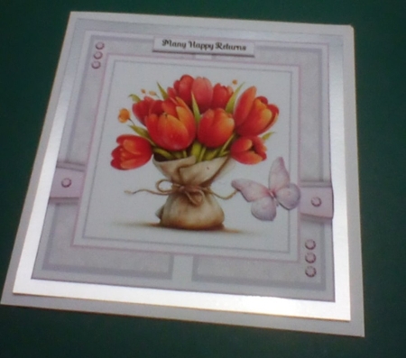Blooming Lovely Spring Bouquets - 8x8 Card Fronts by Benita Jenkinson