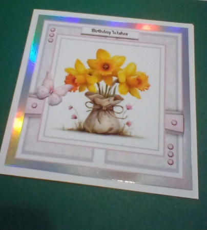 Blooming Lovely Spring Bouquets - 8x8 Card Fronts by Benita Jenkinson