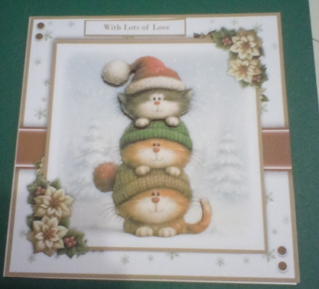 Christmas Kittens Mini Kit by Benita Jenkinson