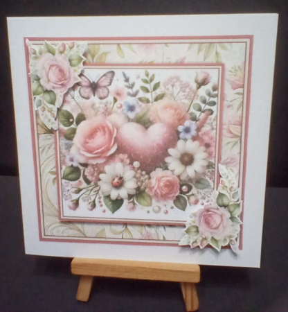 Love Heart Valentine or birthday - Mini Kit 6x6 by Benita Jenkinson