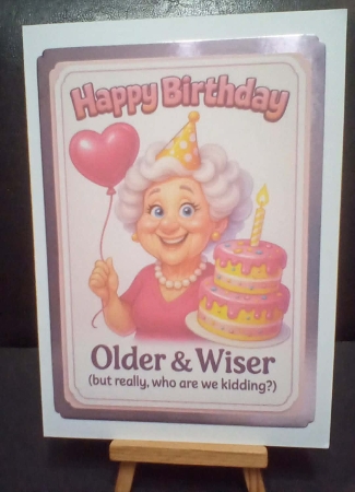 DD FUNNY FEMALE BIRTHDAY A4 11 by Benita Jenkinson