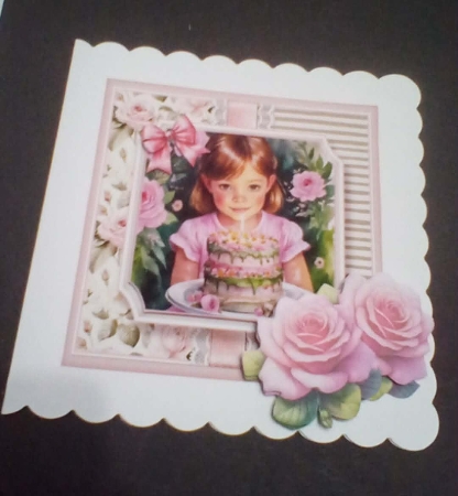 Step By Step Pink Vintage Roses. by Benita Jenkinson