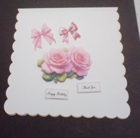 Step By Step Pink Vintage Roses. by Benita Jenkinson