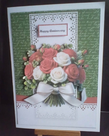 Quick Card Romantic Roses by Benita Jenkinson