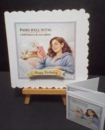 Pairs Well With a full battery  by Benita Jenkinson