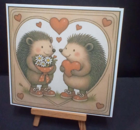 Hedgehugs for Valentines day by Benita Jenkinson