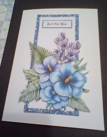 Panel Blue Flowers by Benita Jenkinson