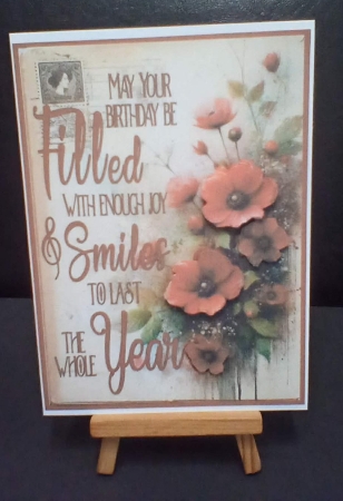 cup1426273_2474 - Poppy Birthday A5 Card