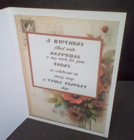 Poppy Birthday A5 Card by Benita Jenkinson