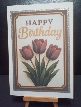 DD – FLORAL BIRTHDAY A4 7 by Benita Jenkinson