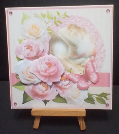 Roses and Peonies - Decoupage Card Mini Kit by Benita Jenkinson