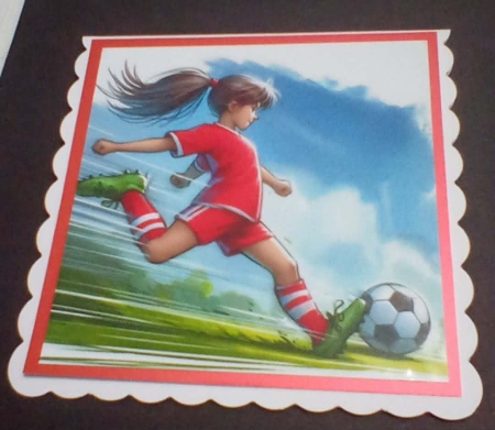 20+girls play football by Benita Jenkinson