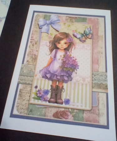 5x7 ~ Lovely Little Flower Girl by Benita Jenkinson