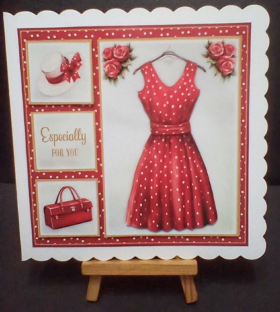 Red polka summer dress by Benita Jenkinson