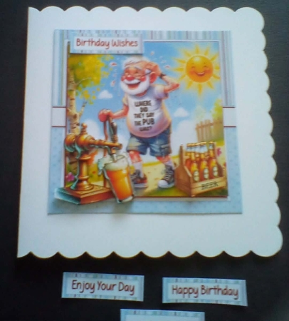 7x7 To the pub choice of four mini kit by Benita Jenkinson