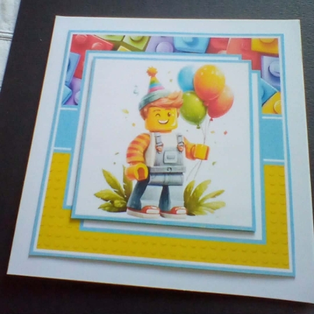 Lego Birthday #1 Mini Kit 7x7 (4) *Cutomer Request* by Benita Jenkinson