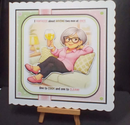 Two Men At Once Mini Kit Birthday/Mothers Day by Benita Jenkinson