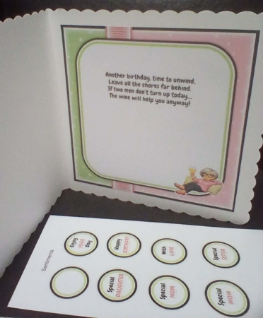 Two Men At Once Mini Kit Birthday/Mothers Day by Benita Jenkinson