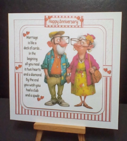 7x7 Quirky funny anniversary choice of four mini kit by Benita Jenkinson