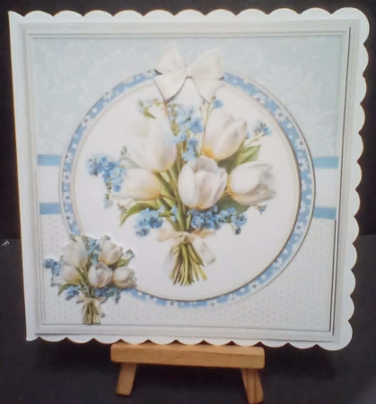Forget Me Nots and Tulips by Benita Jenkinson