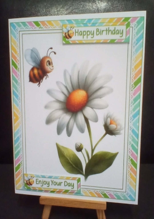 Spring daisies choice of four 7x7 & A5 mini kit by Benita Jenkinson